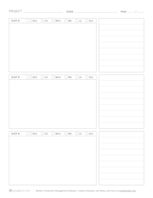 Project Schedule Template - Studiobinder Download Printable PDF ...