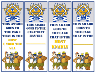 Document preview: Cub Scouts Award Certificates Template