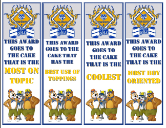 Cub Scouts Award Certificates Template, Page 2