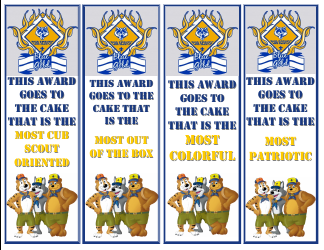 Cub Scouts Award Certificates Template, Page 5
