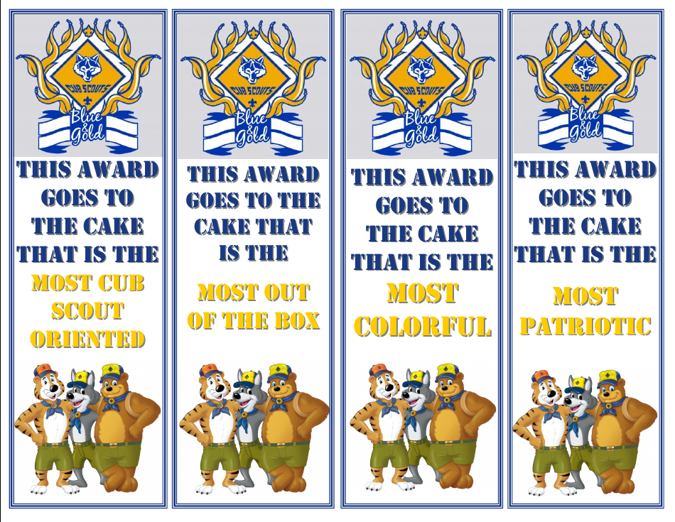 Cub Scouts Award Certificates Template, Page 5