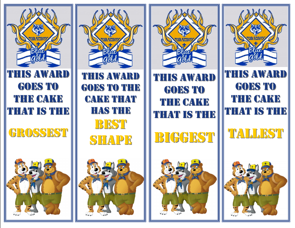 Cub Scouts Award Certificates Template, Page 6