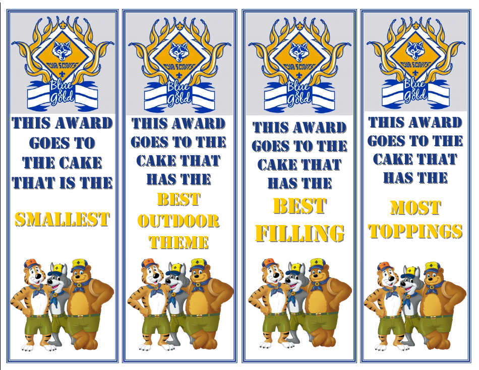 Cub Scouts Award Certificates Template, Page 7