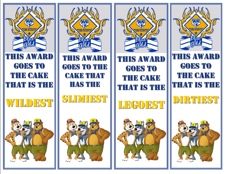 Cub Scouts Award Certificates Template, Page 8