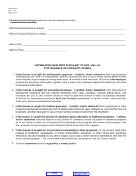 Form AOC-492.A Affidavit for Hardship License - Kentucky, Page 2