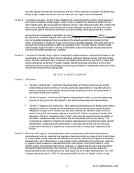 Form 830 Electric System Construction Contract, Page 15