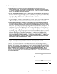 Form 830 Electric System Construction Contract, Page 3