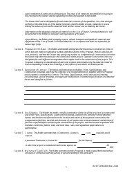 Form 830 Electric System Construction Contract, Page 5