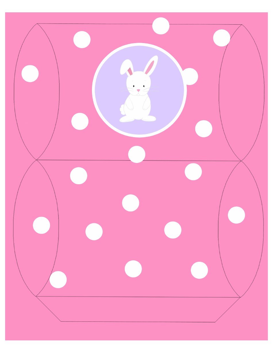 Pillow Box Template - Rabbit
