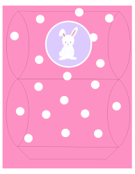 Document preview: Pillow Box Template - Rabbit