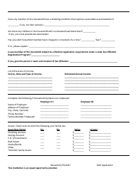 Application for Section 8 Rental Assistance - Pulaski County, Missouri, Page 4