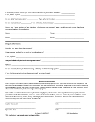 Application for Section 8 Rental Assistance - Pulaski County, Missouri, Page 5
