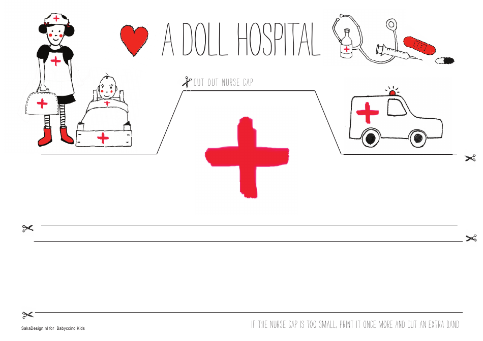 Nurse Hat Coloring Page