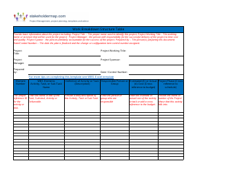 Document preview: Work Breakdown Structure Table Template