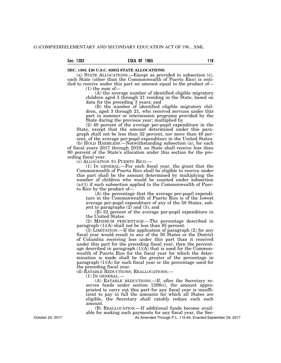 Elementary and Secondary Education Act of 1965, Page 118