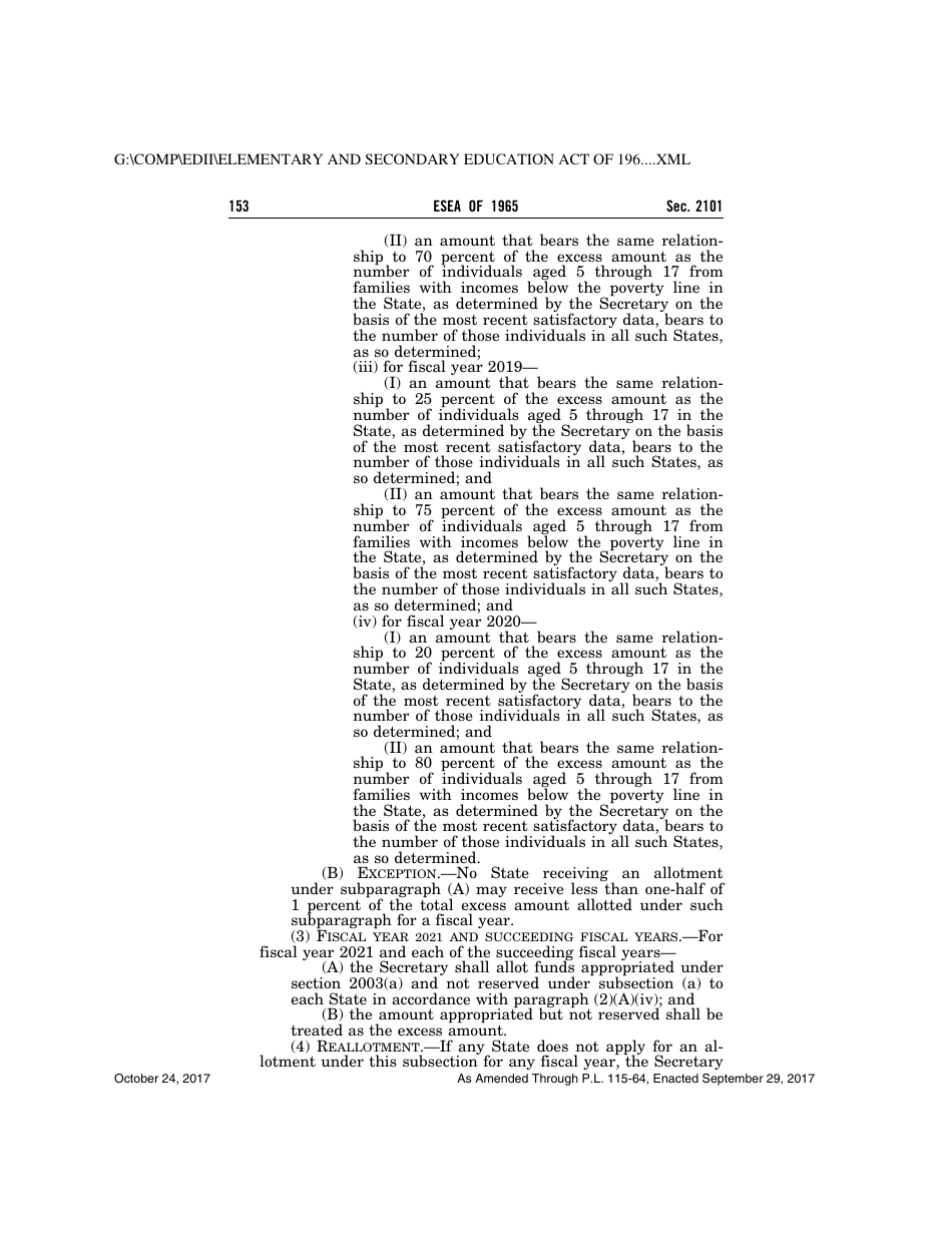 Elementary and Secondary Education Act of 1965, Page 153