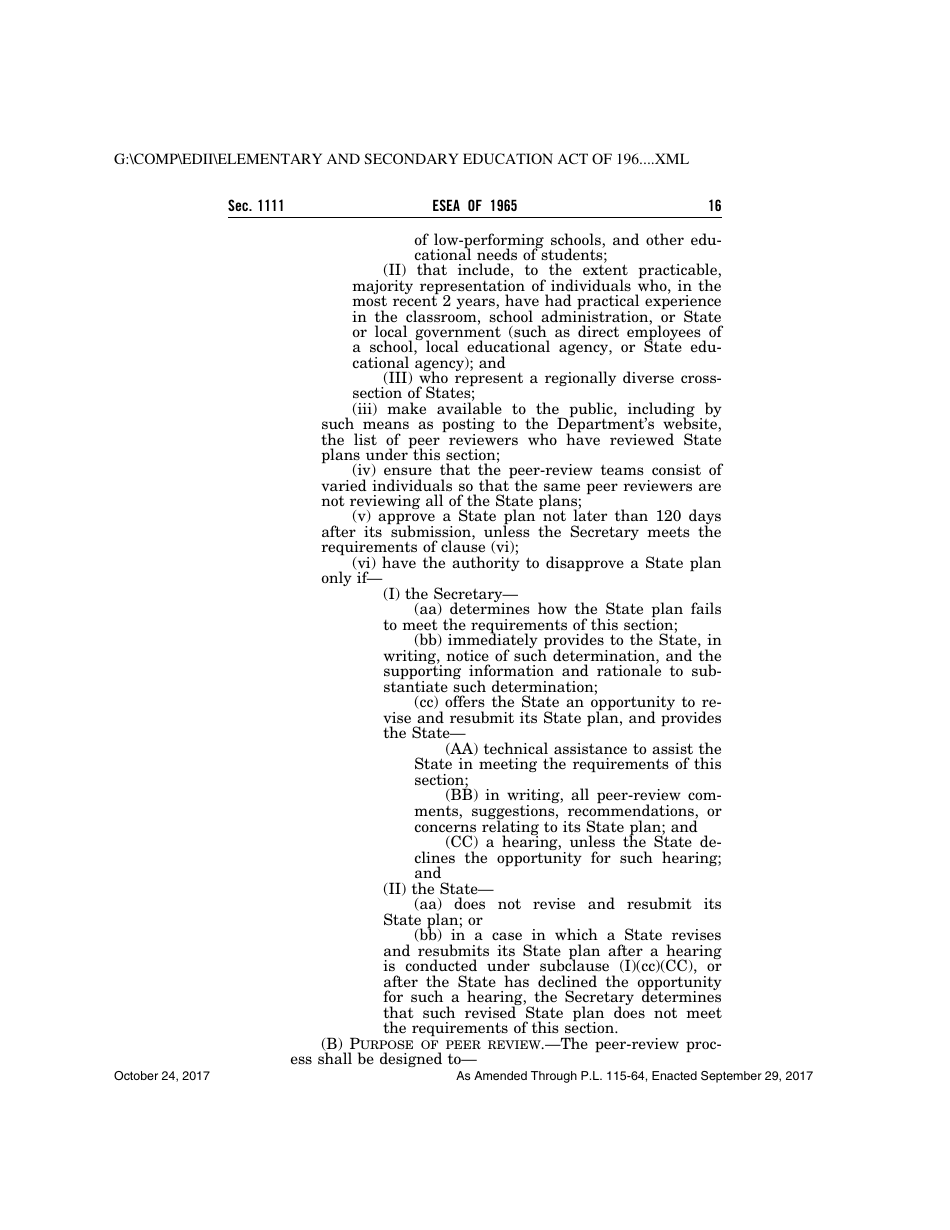 Elementary and Secondary Education Act of 1965, Page 16