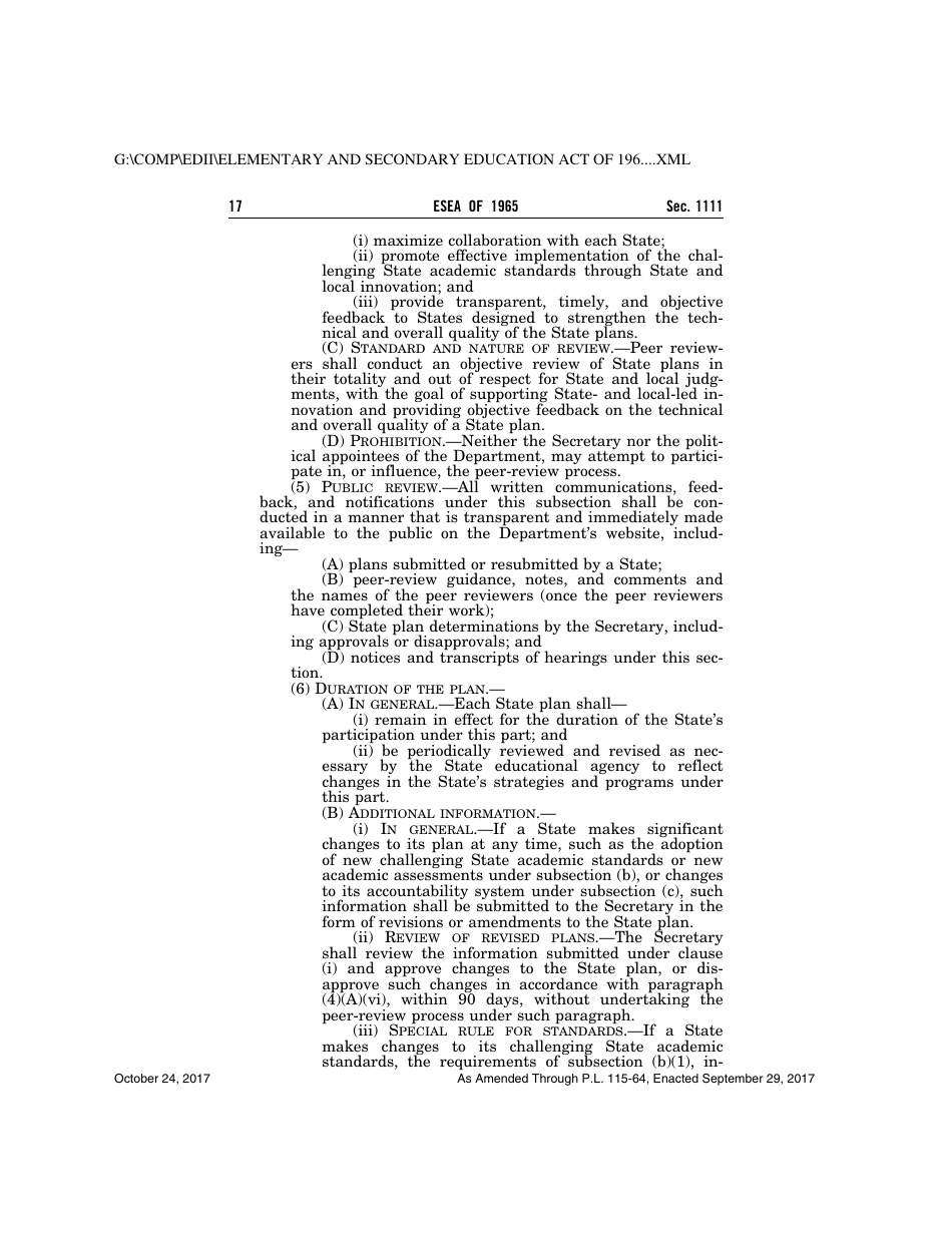 Elementary and Secondary Education Act of 1965, Page 17