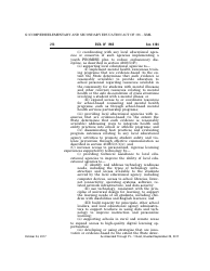 Elementary and Secondary Education Act of 1965, Page 213