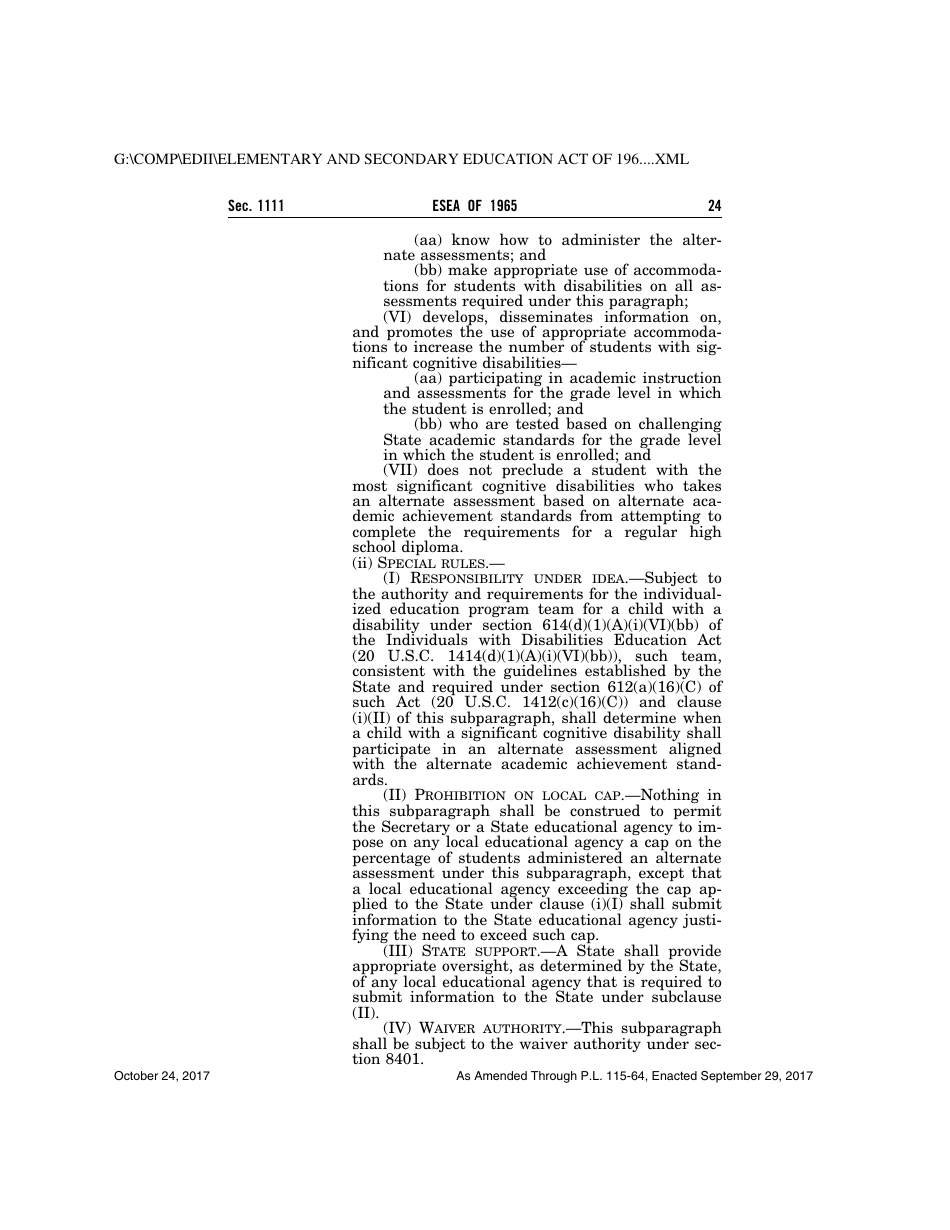 Elementary and Secondary Education Act of 1965, Page 24