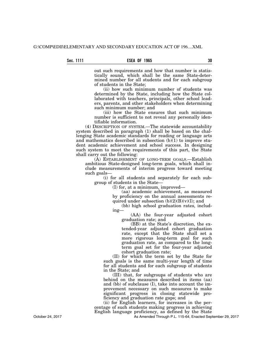 Elementary and Secondary Education Act of 1965, Page 30
