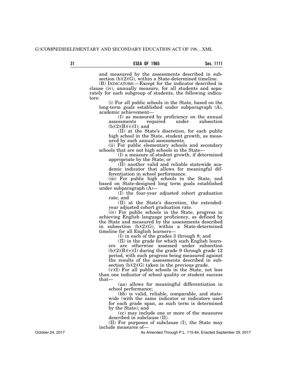 Elementary and Secondary Education Act of 1965, Page 31