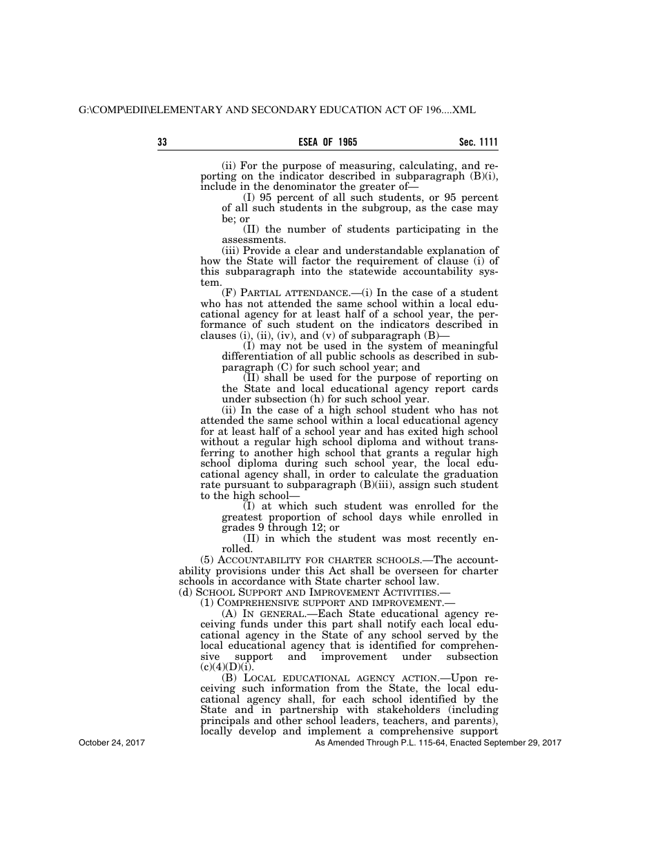 Elementary and Secondary Education Act of 1965, Page 33