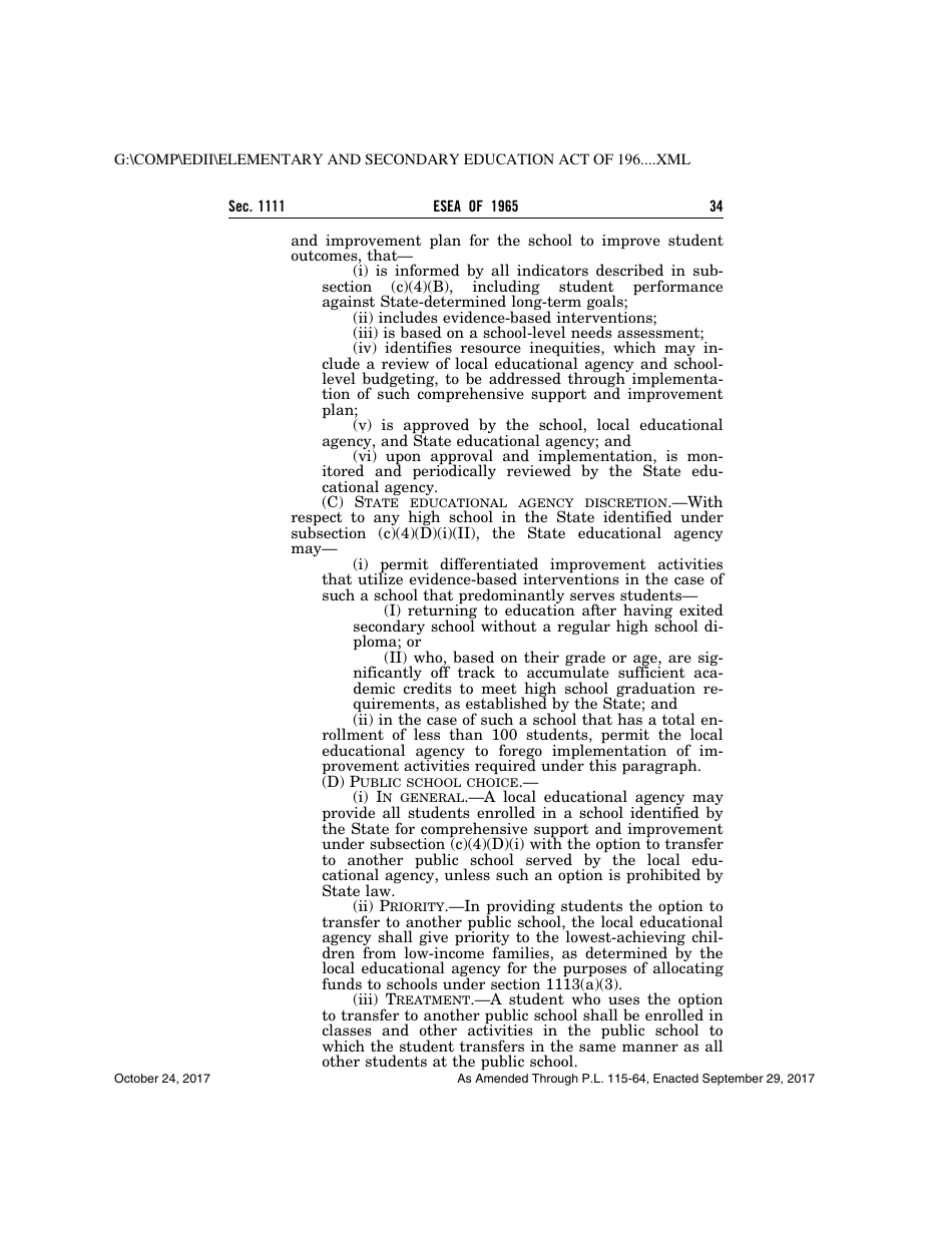Elementary and Secondary Education Act of 1965, Page 34