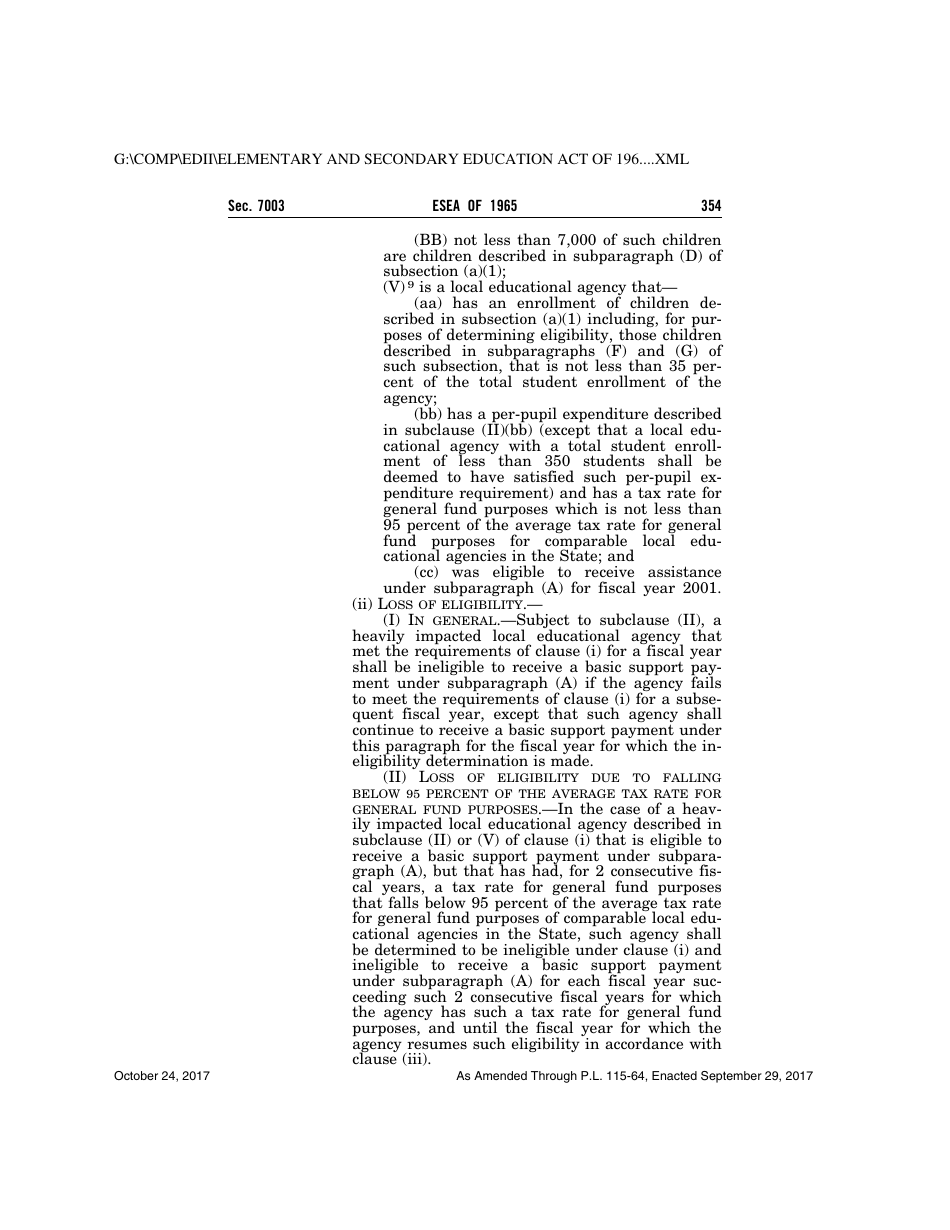 Elementary and Secondary Education Act of 1965, Page 354