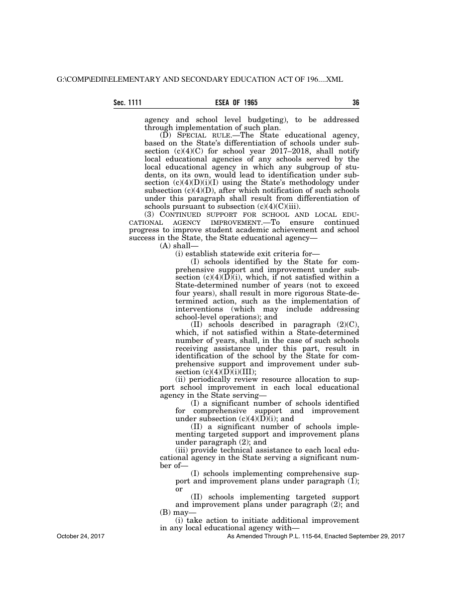 Elementary and Secondary Education Act of 1965, Page 36