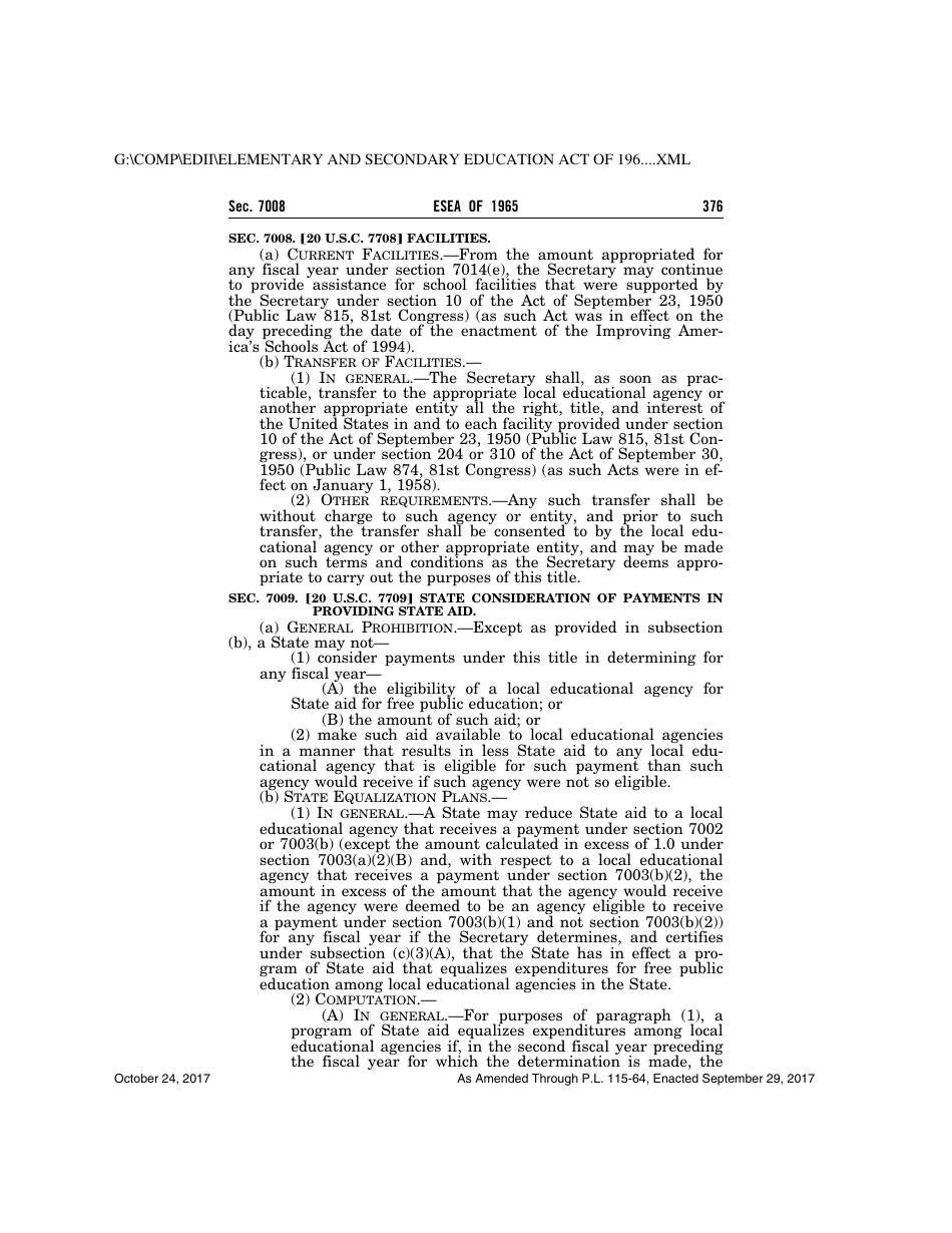Elementary and Secondary Education Act of 1965, Page 376