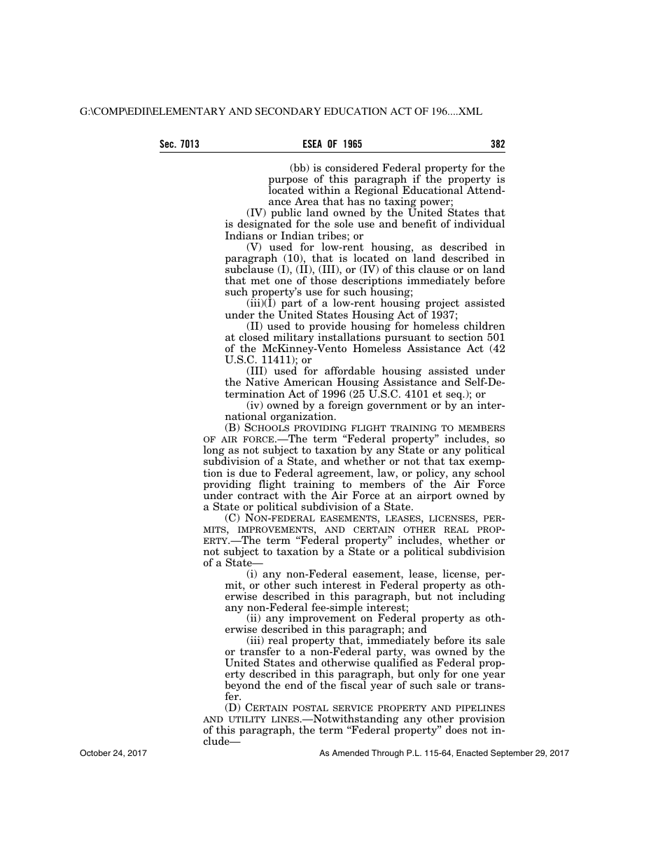 Elementary and Secondary Education Act of 1965, Page 382