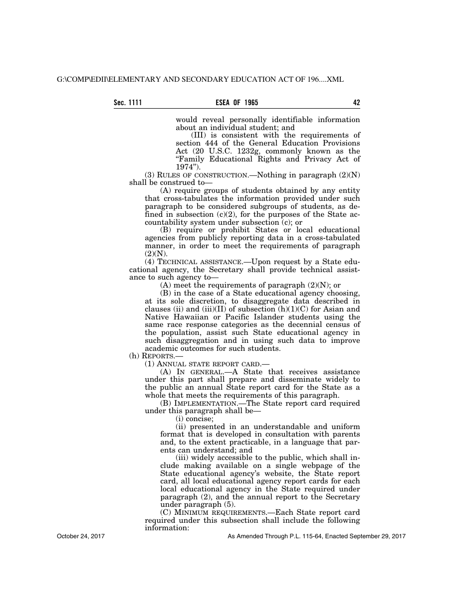 Elementary and Secondary Education Act of 1965, Page 42
