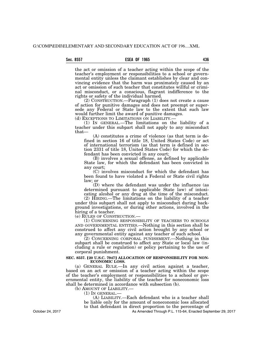 Elementary and Secondary Education Act of 1965, Page 436