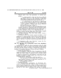Elementary and Secondary Education Act of 1965, Page 439