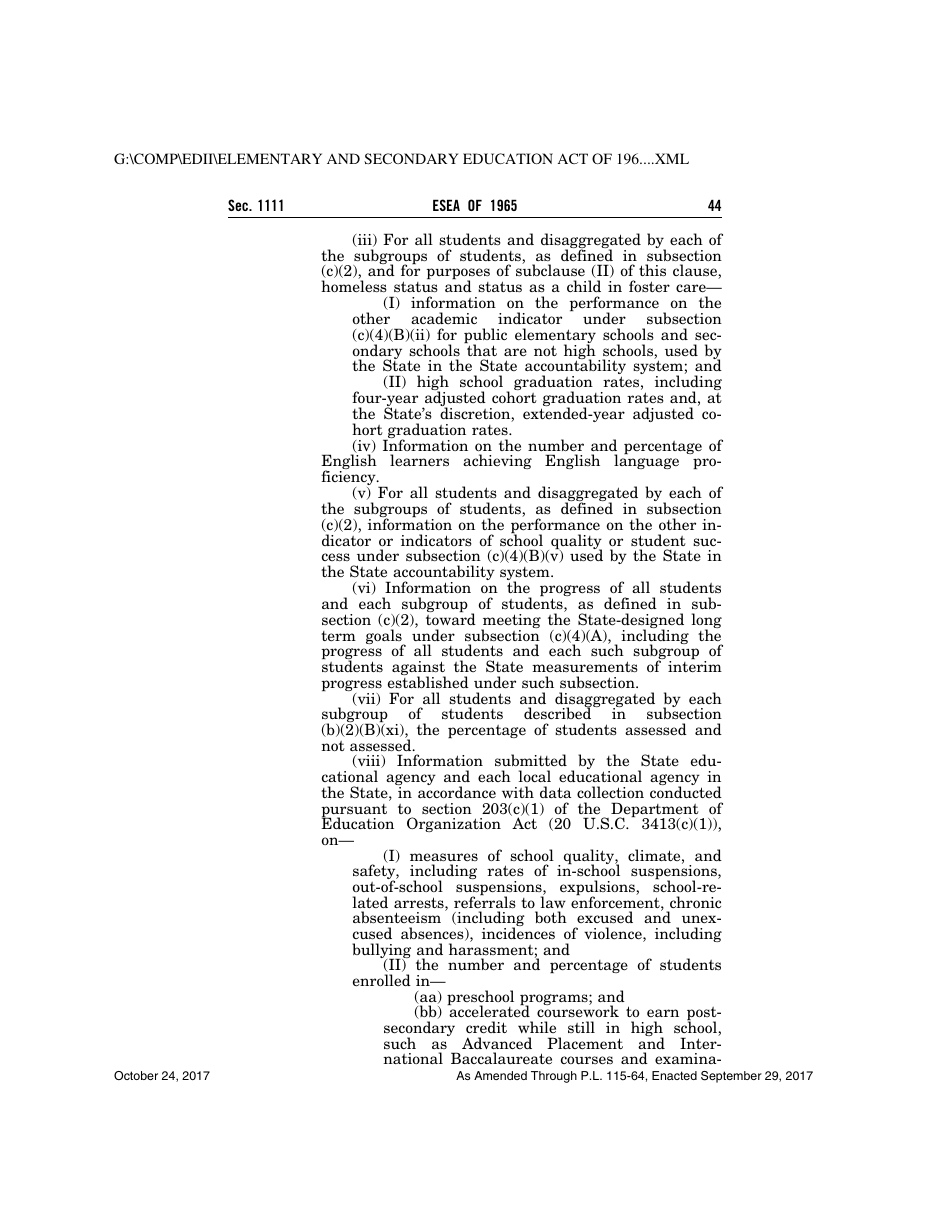 Elementary and Secondary Education Act of 1965, Page 44