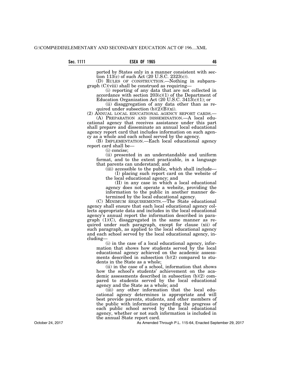 Elementary and Secondary Education Act of 1965, Page 46