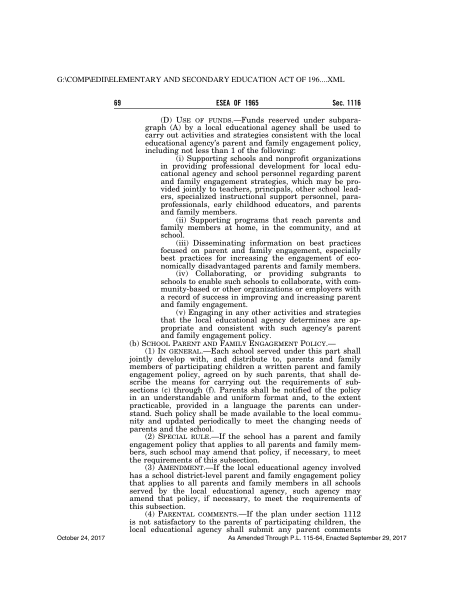 Elementary and Secondary Education Act of 1965, Page 69