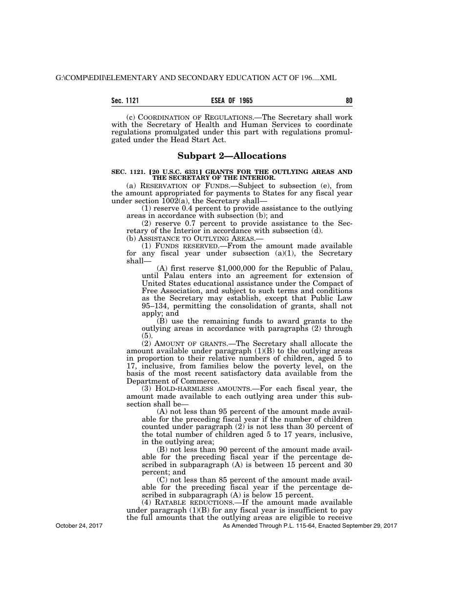Elementary and Secondary Education Act of 1965, Page 80
