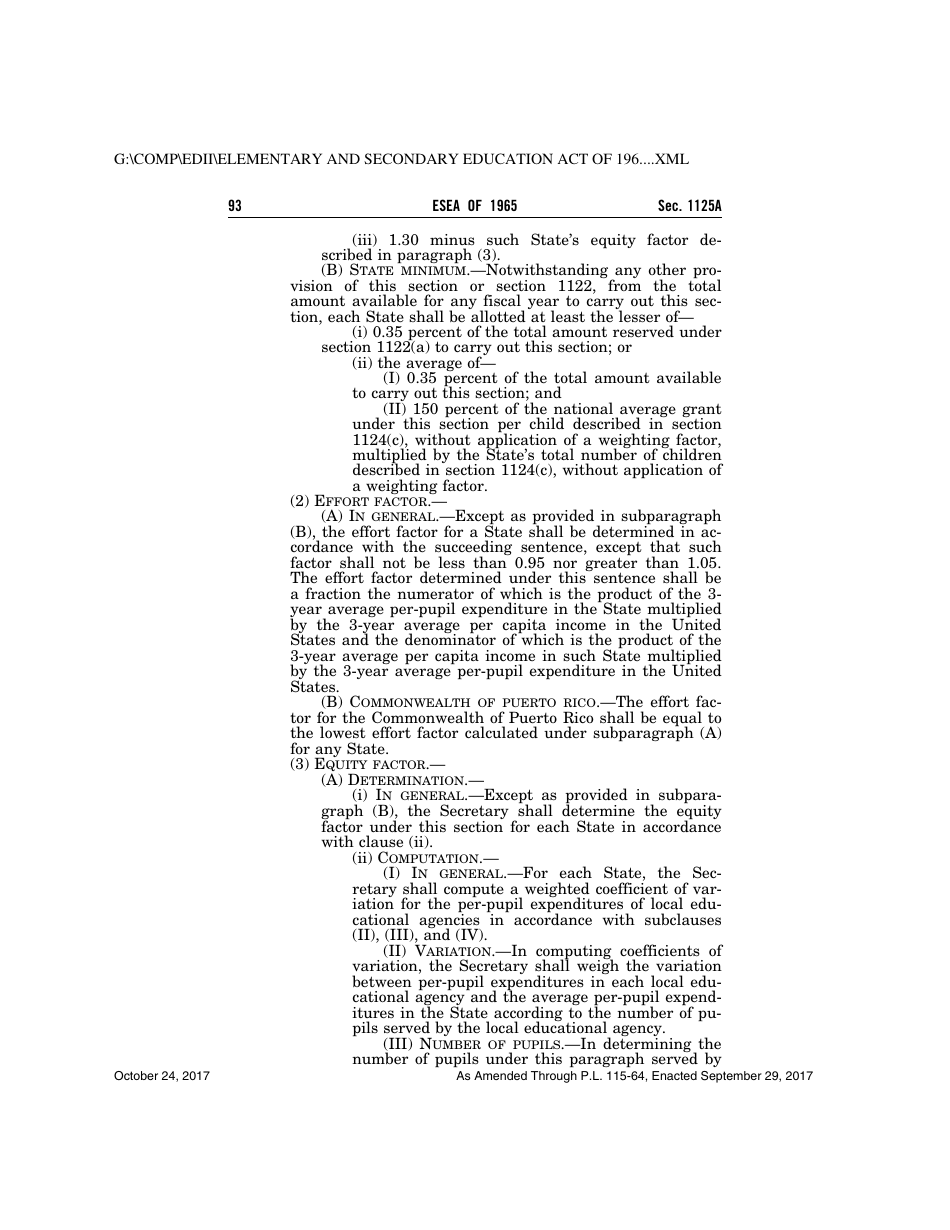 Elementary and Secondary Education Act of 1965, Page 93