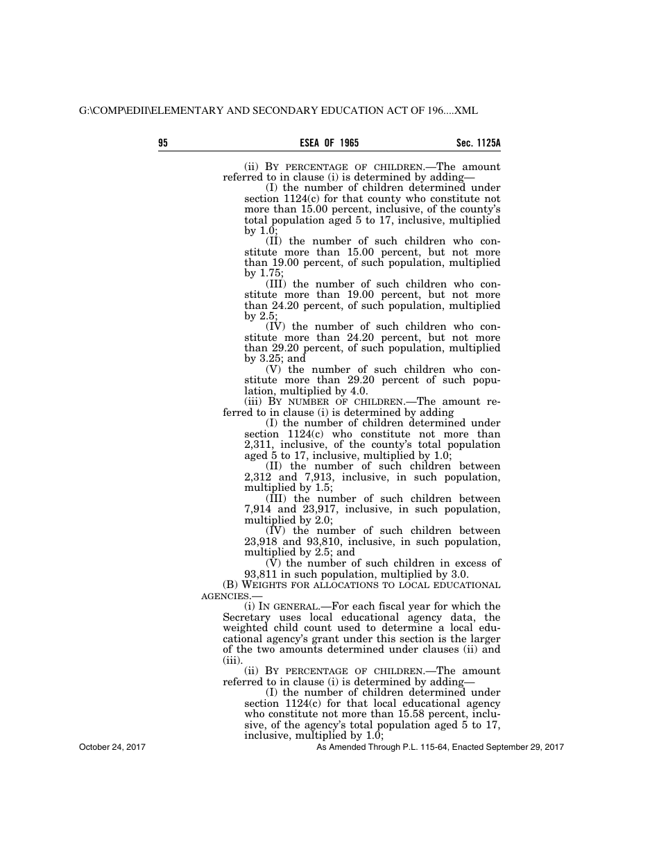 Elementary and Secondary Education Act of 1965, Page 95