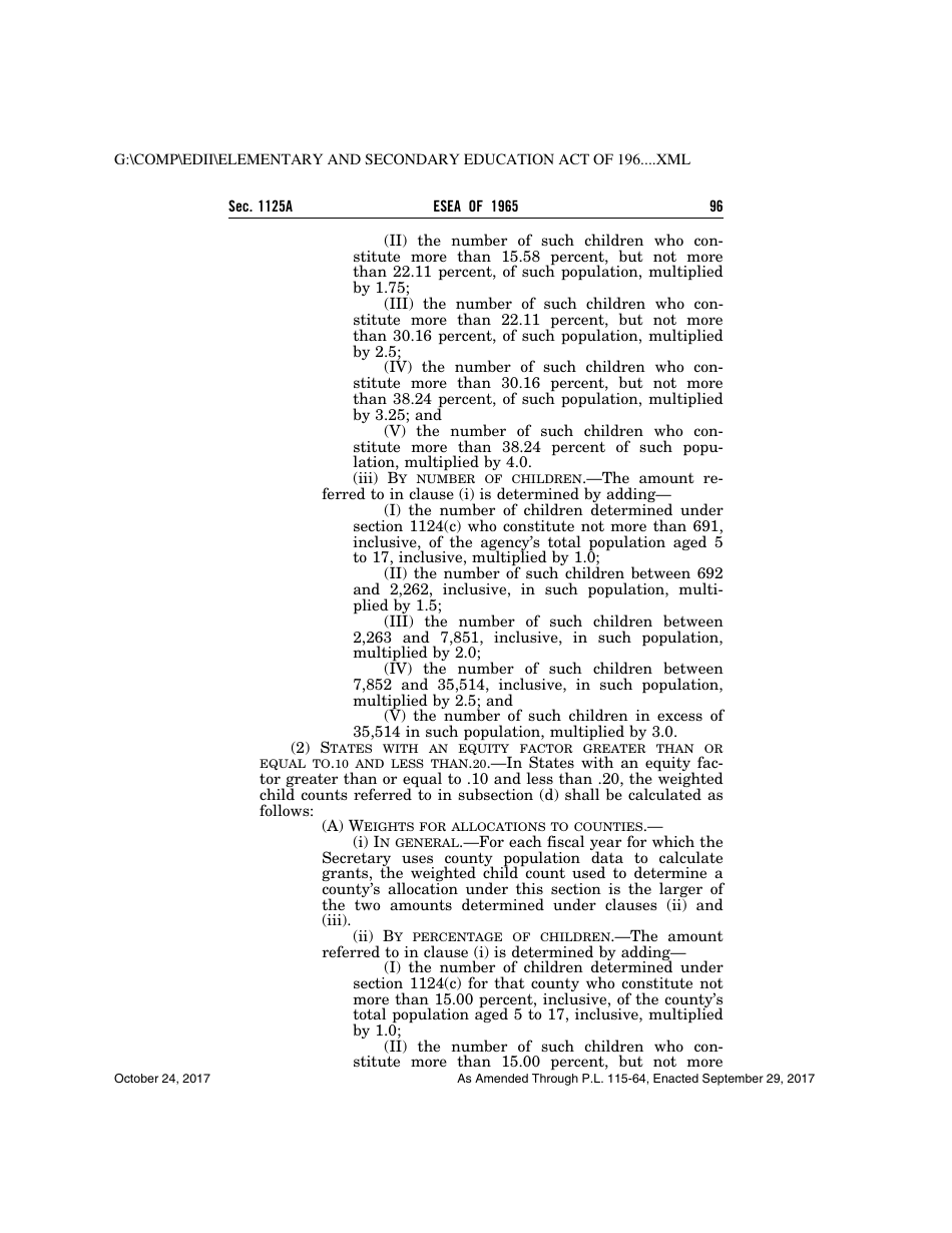 Elementary and Secondary Education Act of 1965, Page 96