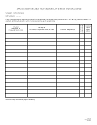 FCC Form 327 Application for Cable Television Relay Service Station License, Page 10