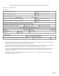FCC Form 327 Application for Cable Television Relay Service Station License, Page 8