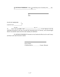 Durable Power of Attorney Template - Missouri, Page 6
