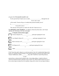 Standard Lease Agreement Template - Rhode Island, Page 3