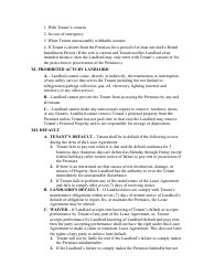 Standard Lease Agreement Template - Rhode Island, Page 5