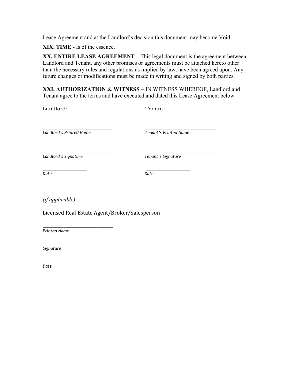 Rhode Island Standard Lease Agreement Template - Fill Out, Sign Online ...