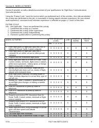FAA Form 54972 Air Traffic Assistant at-2154-07 (Flight Data Communications Specialist), Page 10