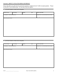 FAA Form 54972 Air Traffic Assistant at-2154-07 (Flight Data Communications Specialist), Page 5
